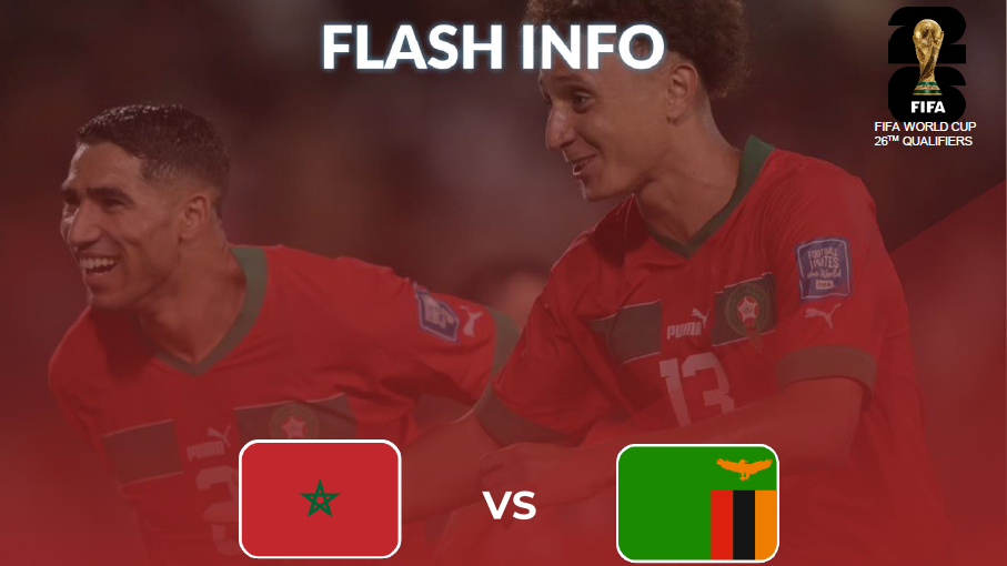 FLASH INFO MATCH EQUIPE NATIONALE